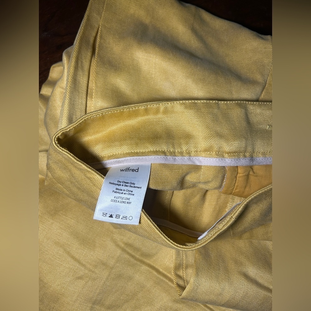 Aritzia • Wilfred • size 0 • Wide Leg High Waist Trousers - Picture 8 of 10